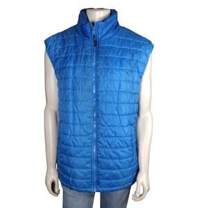 VIntage Jack Frost Puffer Vest Size X-Large Blue